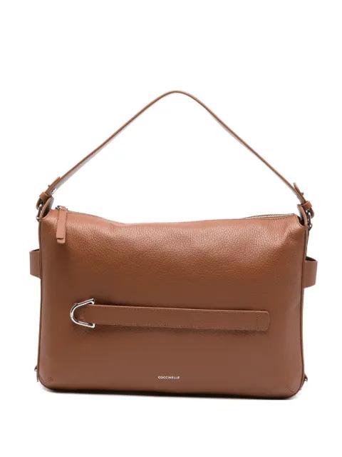 grainy leather shoulder bag by COCCINELLE