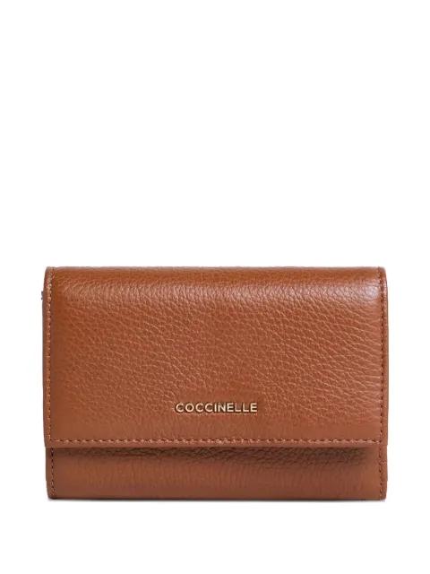 leather trifold wallet by COCCINELLE