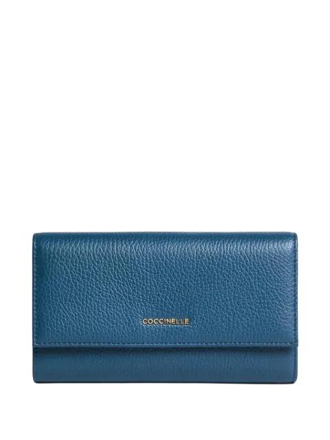 logo-appliqué leather wallet by COCCINELLE