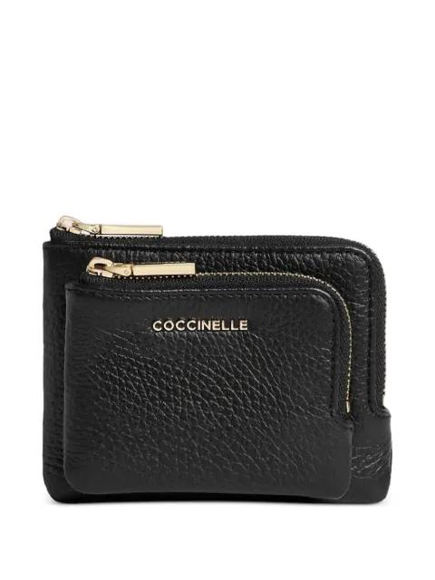 logo-appliqué leather wallet by COCCINELLE