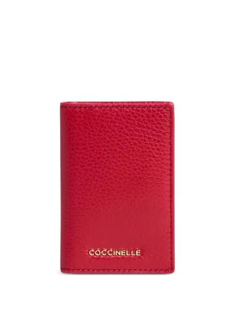 logo-appliqué leather wallet by COCCINELLE