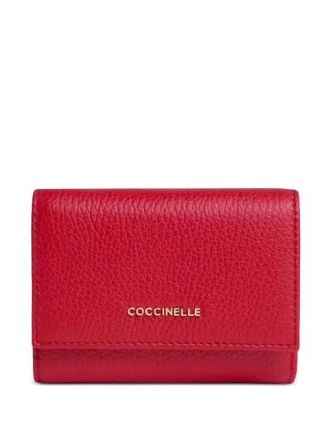 logo-appliqué leather wallet by COCCINELLE