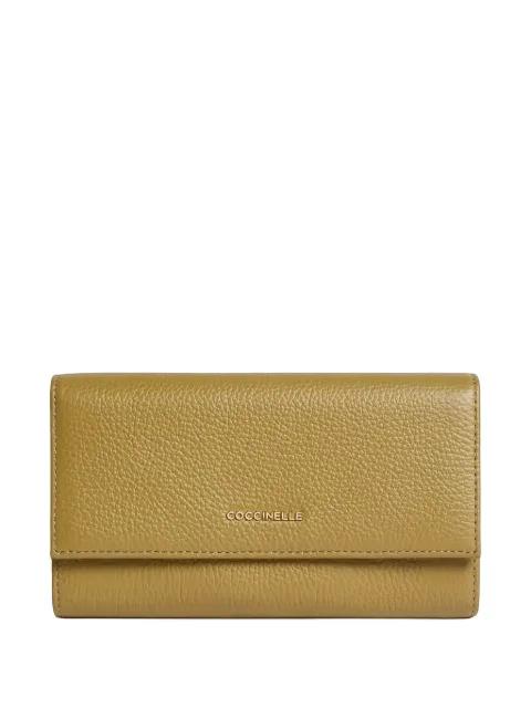 logo-detail leather wallet by COCCINELLE