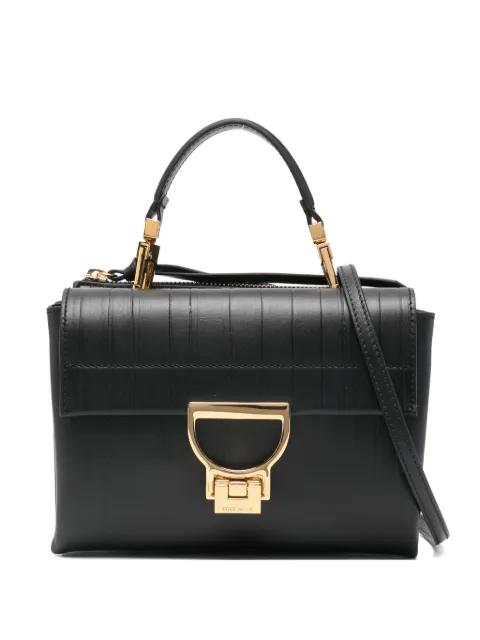 logo hardware satchel by COCCINELLE