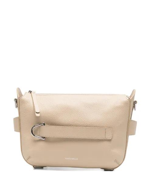 logo-print shoulder bag by COCCINELLE