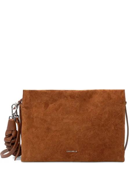 medium Boheme top-handle suede tote bag by COCCINELLE
