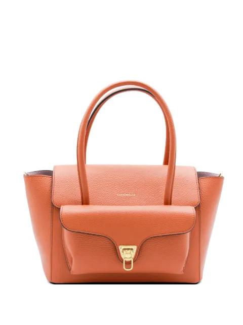 medium Double Beat leather shoulder bag by COCCINELLE