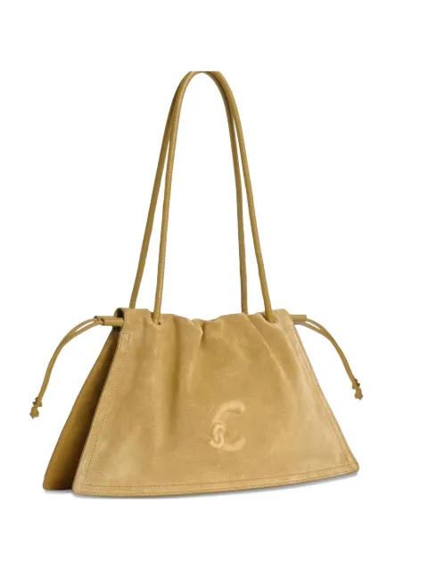 medium Dulse embossed-logo shoulder bag by COCCINELLE