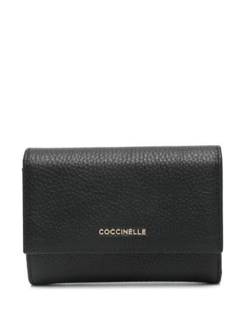 medium Metallic Soft leather wallet by COCCINELLE