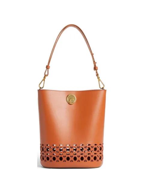 medium Nikla laser-cut leather shoulder bag by COCCINELLE