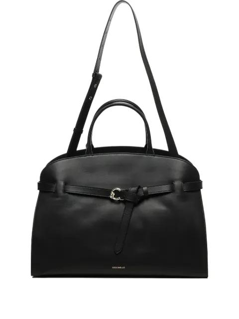 medium Sabine belted cowhide tote bag by COCCINELLE