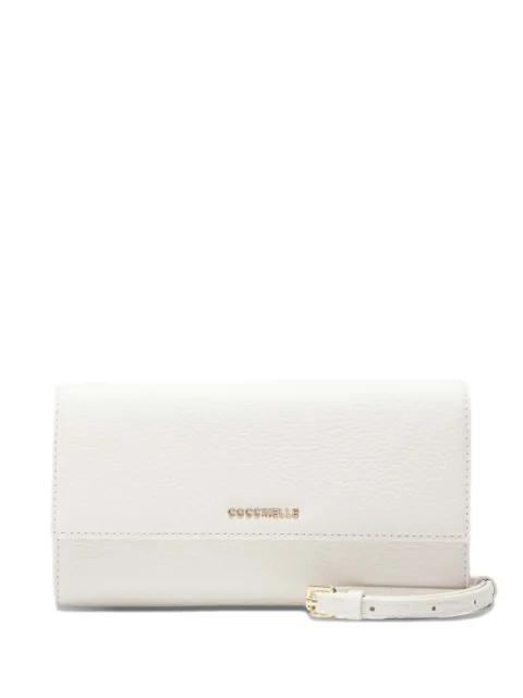 metallic-logo wallet by COCCINELLE