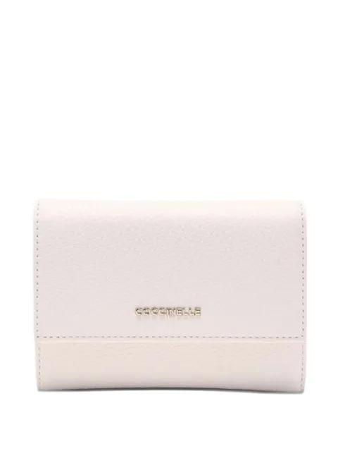 metallic-logo wallet by COCCINELLE