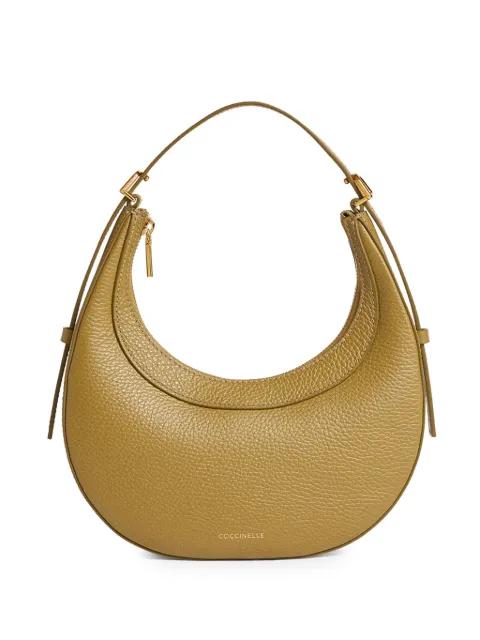 mini Whisper grained-leather shoulder bag by COCCINELLE
