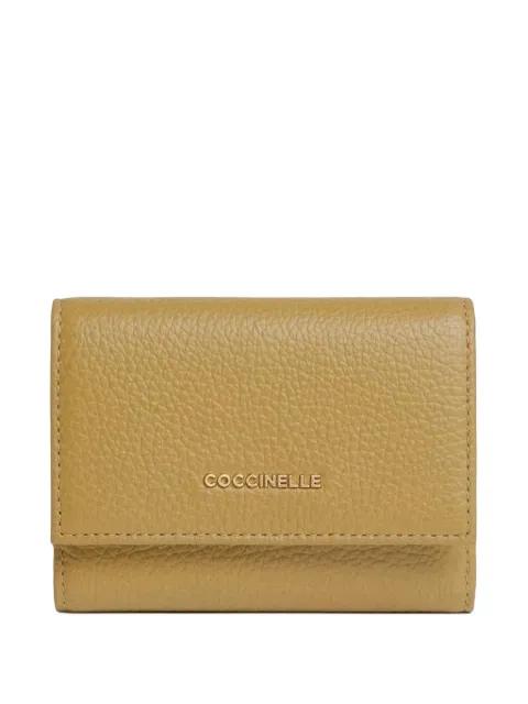 press-stud leather purse by COCCINELLE