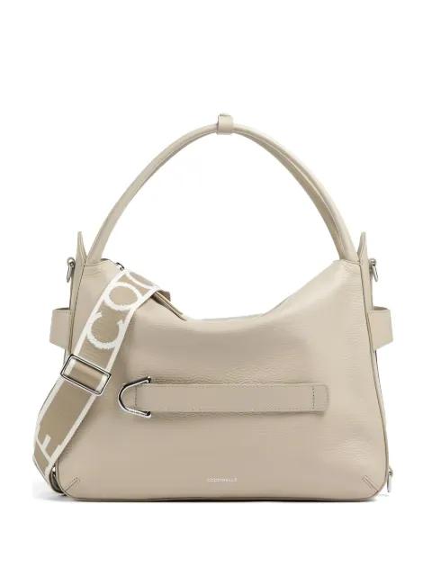 ribbon leather tote bag by COCCINELLE
