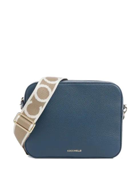 small Tebe logo-strap shoulder bag by COCCINELLE