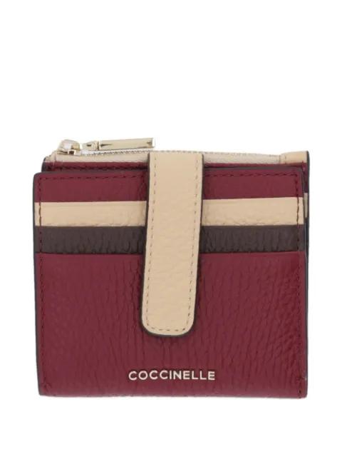 striped zip wallet by COCCINELLE