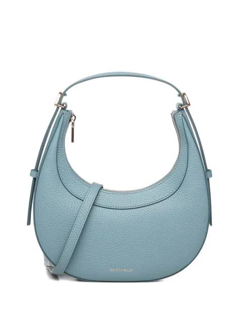 zip-fastening leather shoulder bag by COCCINELLE