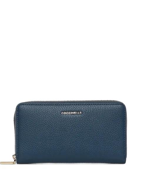 zip-fastening leather wallet by COCCINELLE