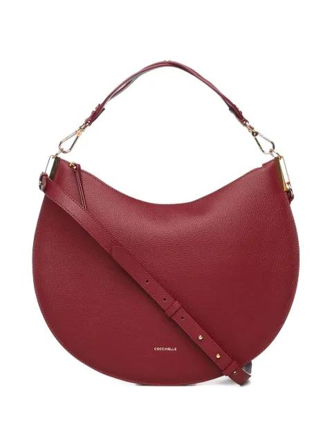 zip leather shoulder bag by COCCINELLE