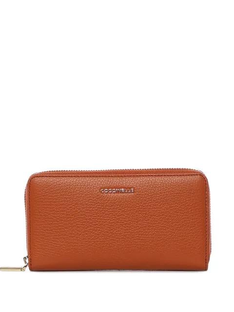 zip leather wallet by COCCINELLE