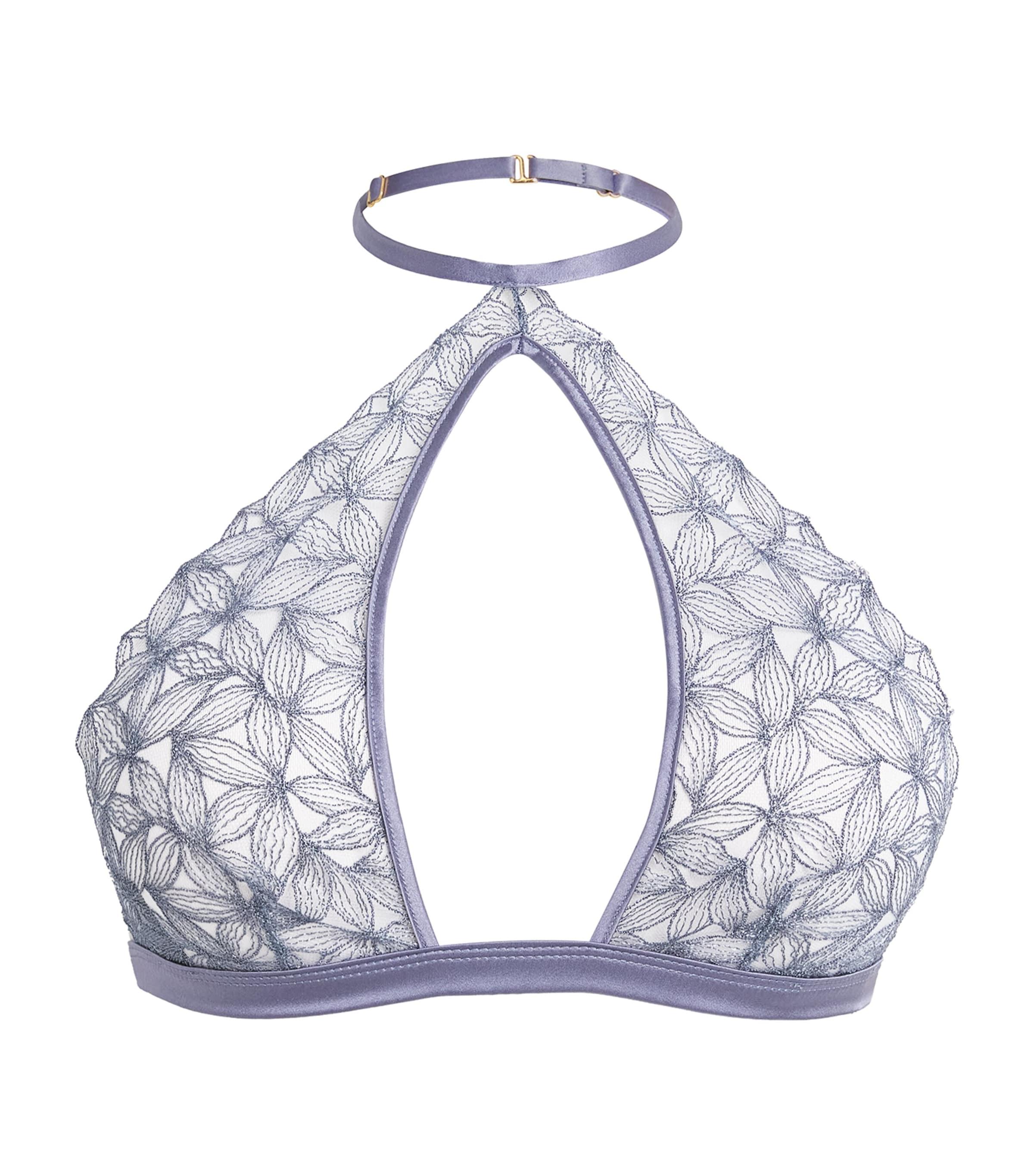 Coco De Mer Lace Halterneck Esme Soft Bra by COCO DE MER