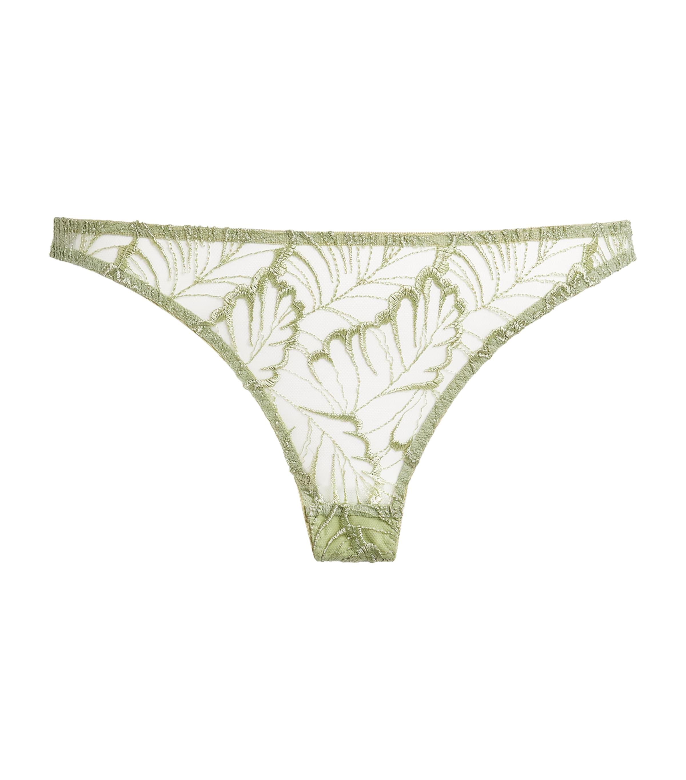 Coco De Mer Lace Laurel Brazilian Briefs by COCO DE MER