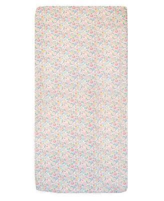 Liberty Fabric Betsy Blossom Pink Fitted Sheet by COCO&WOLF