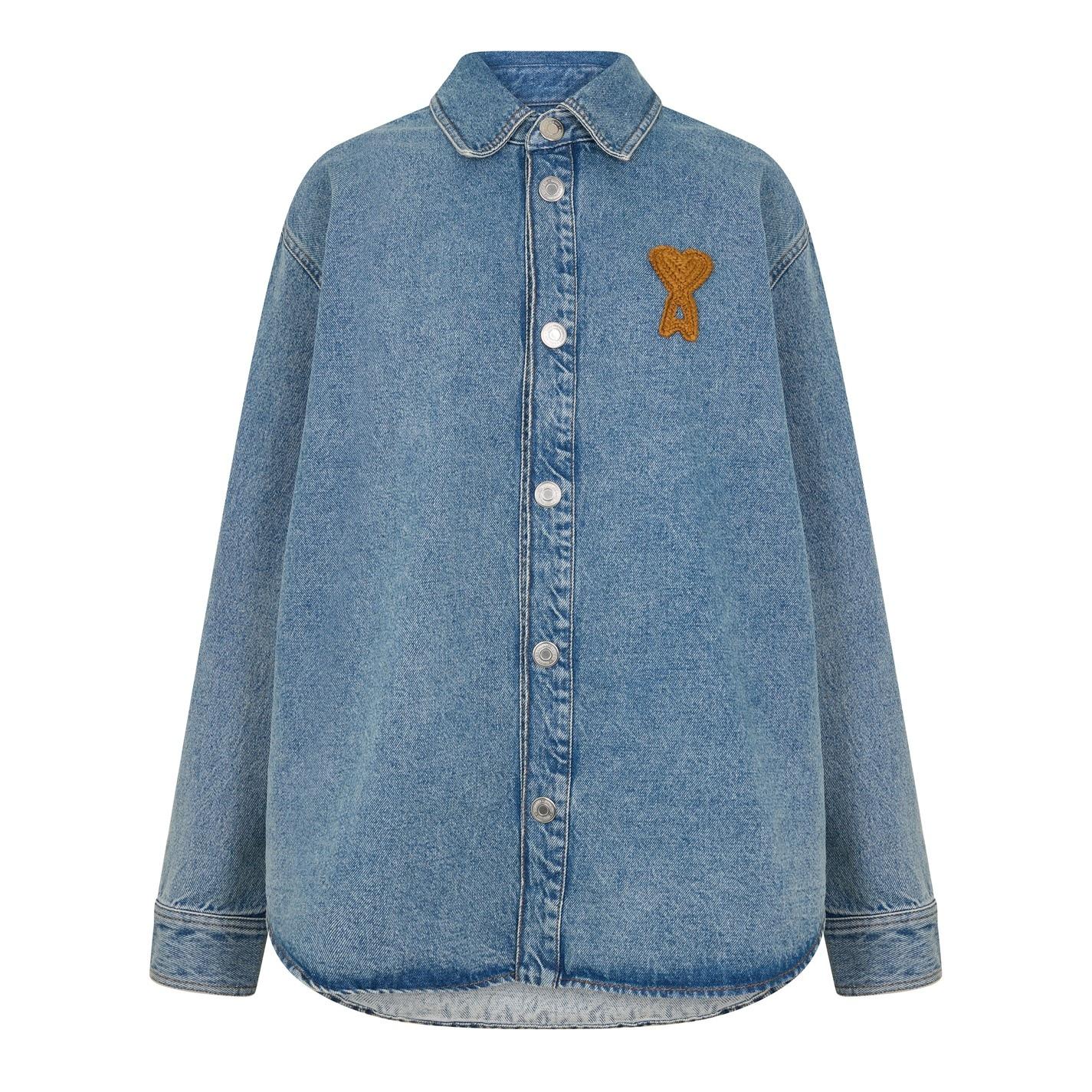 AMI PARIS Women's Denim Overshirt by COGGLES