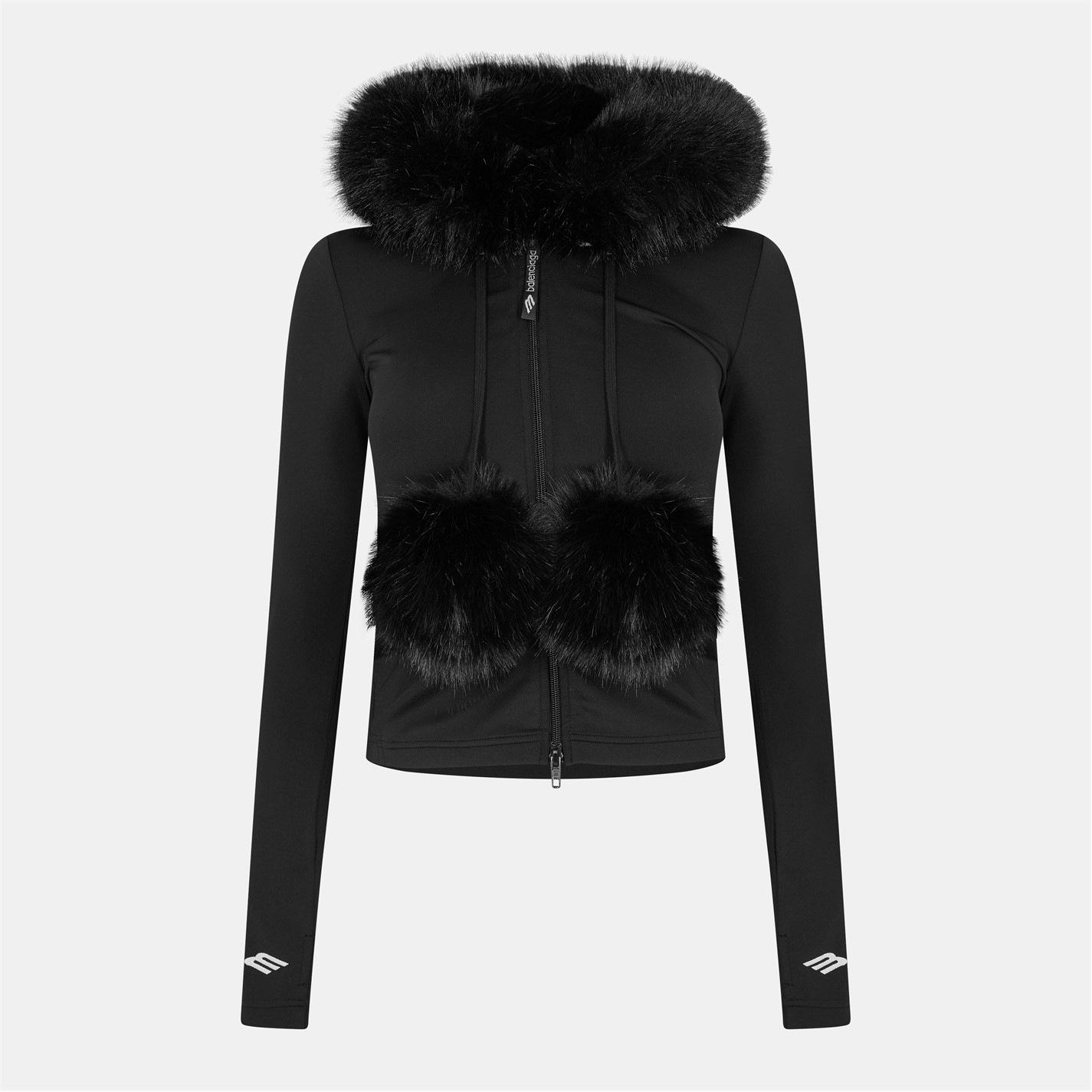 BALENCIAGA Women's Bal Fur Pull Over Hoodie by COGGLES