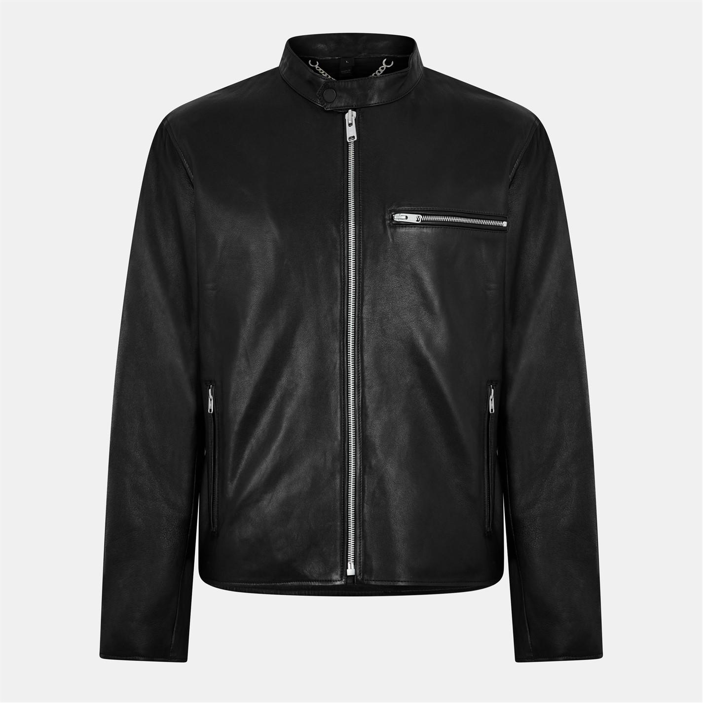 BELSTAFF Men's Track Racer Leather Tailored Fit Jacket by COGGLES