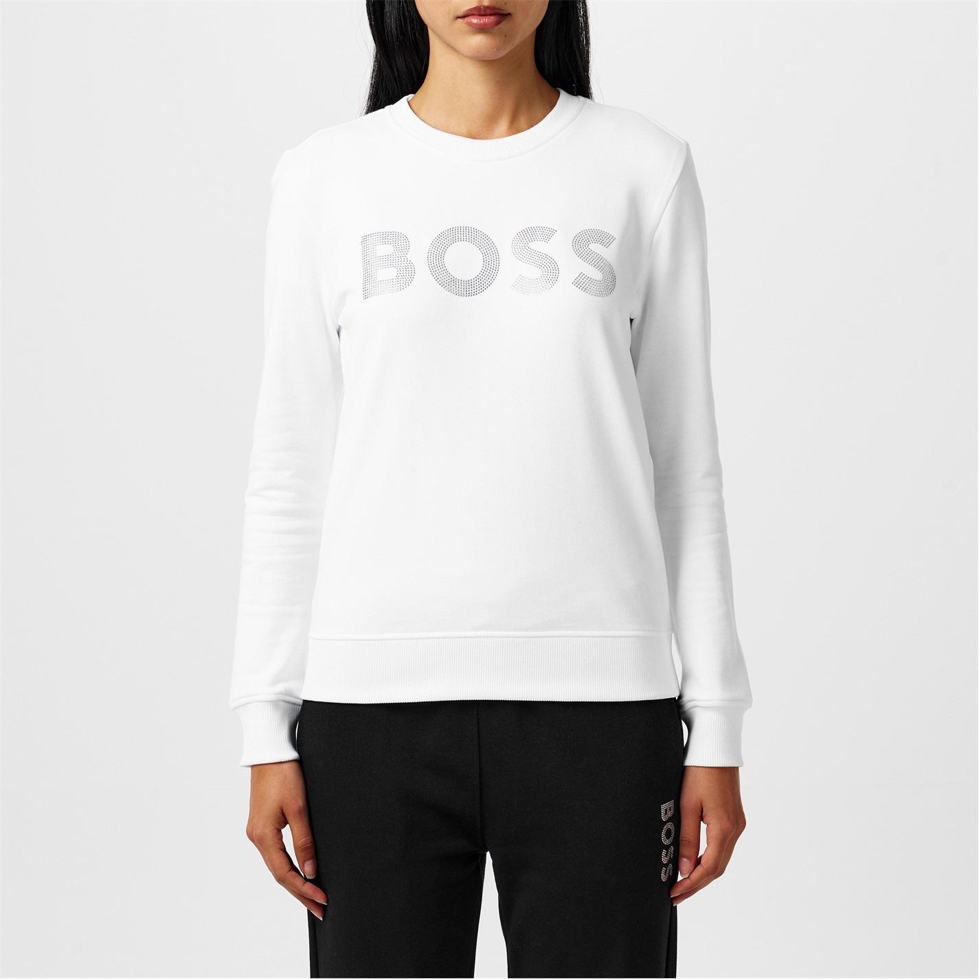 Boss Women's Crew Sweatshirt, Sparkling Diamante by COGGLES