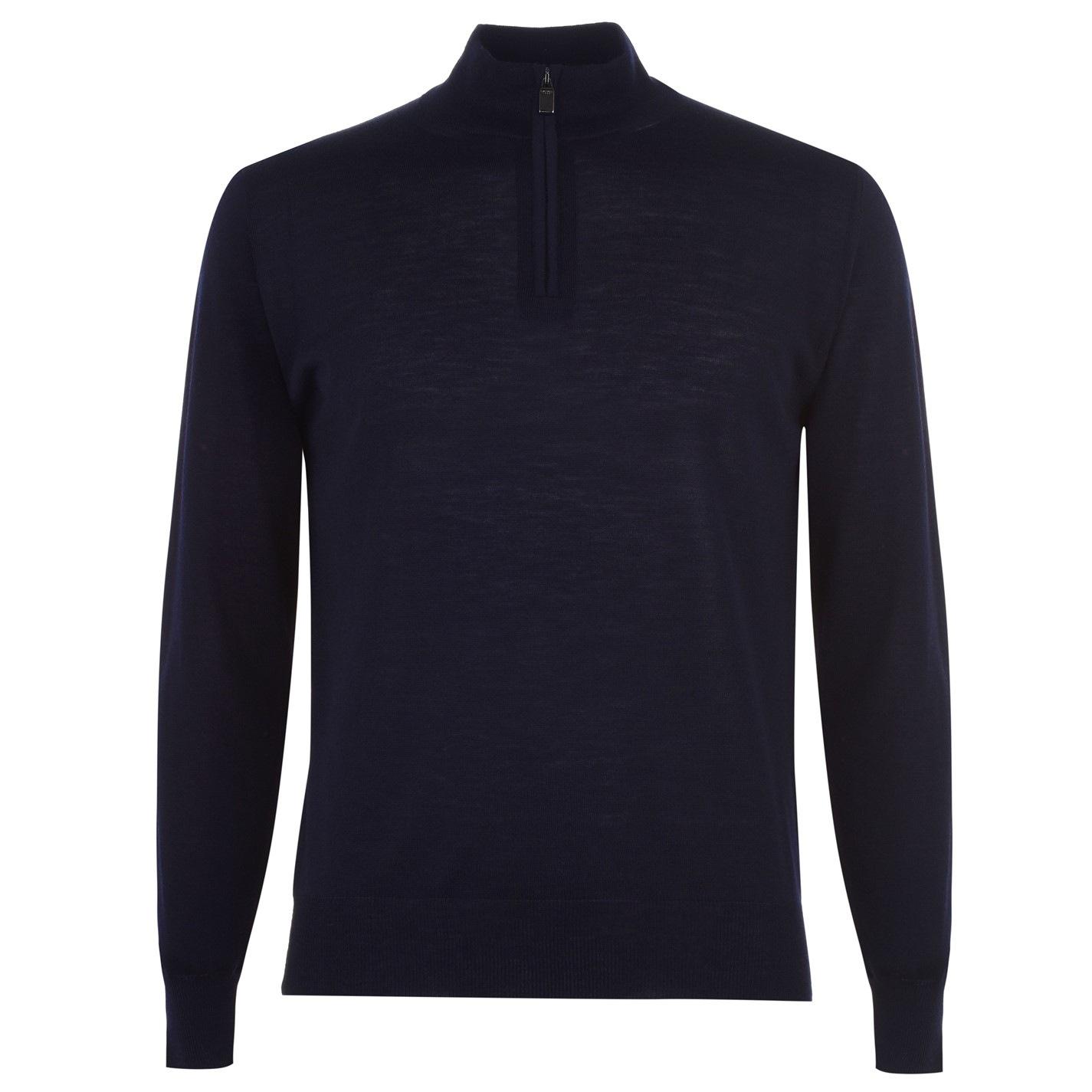 CANALI quarter Zip Knitted Jumper by COGGLES