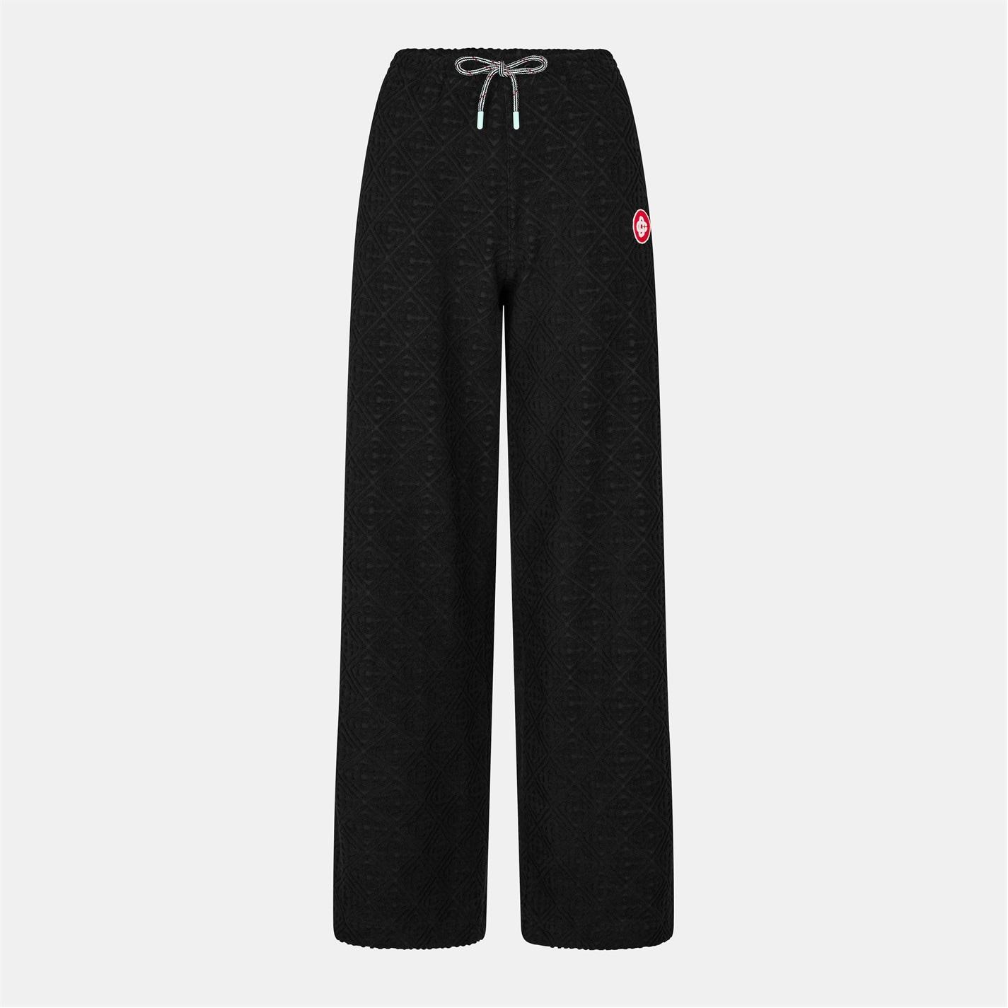 CASABLANCA Women's Casa Towelling Wide Leg Trousers by COGGLES