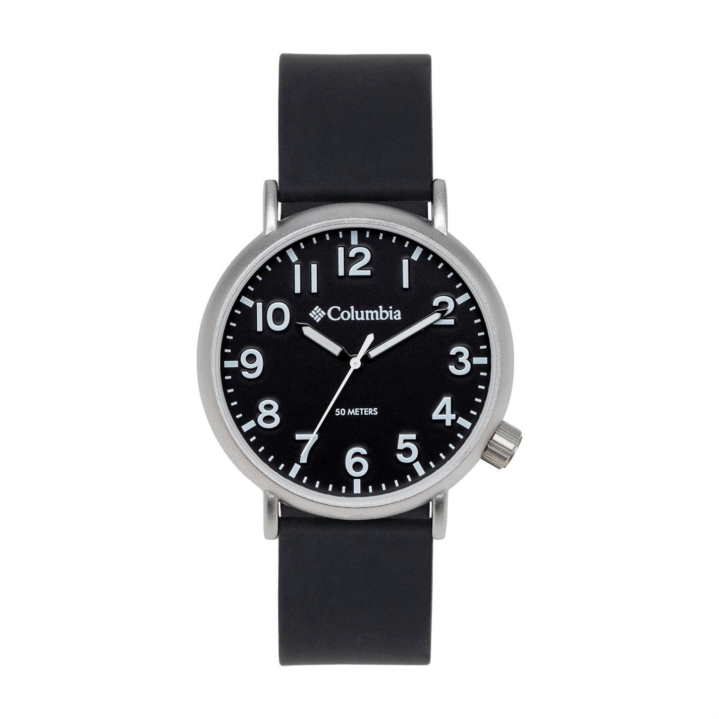 Columbia Columbia Trailbanks Black Silicone Rubber Strap Sports Watch by COGGLES