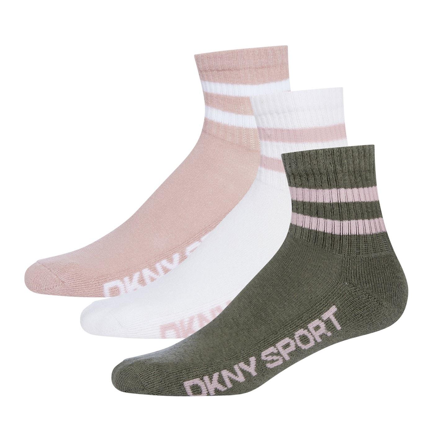 DKNY Womens 3 pack Sports Socks Chaya by COGGLES