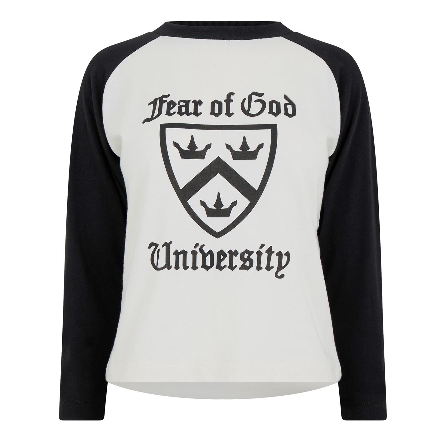 FEAR OF GOD ESSENTIALS Women's Blend Baseball T-Shirt by COGGLES