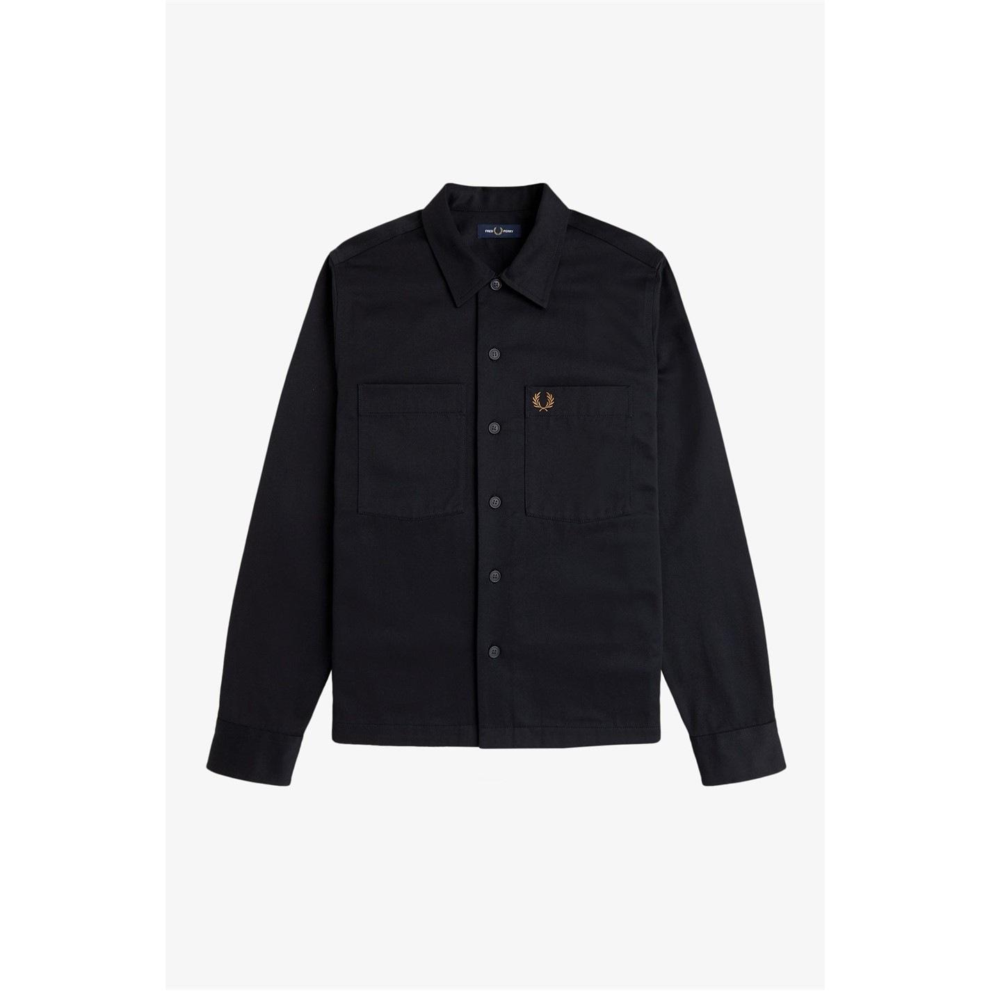 FRED PERRY Fred Twill Overshirt Sn62 by COGGLES