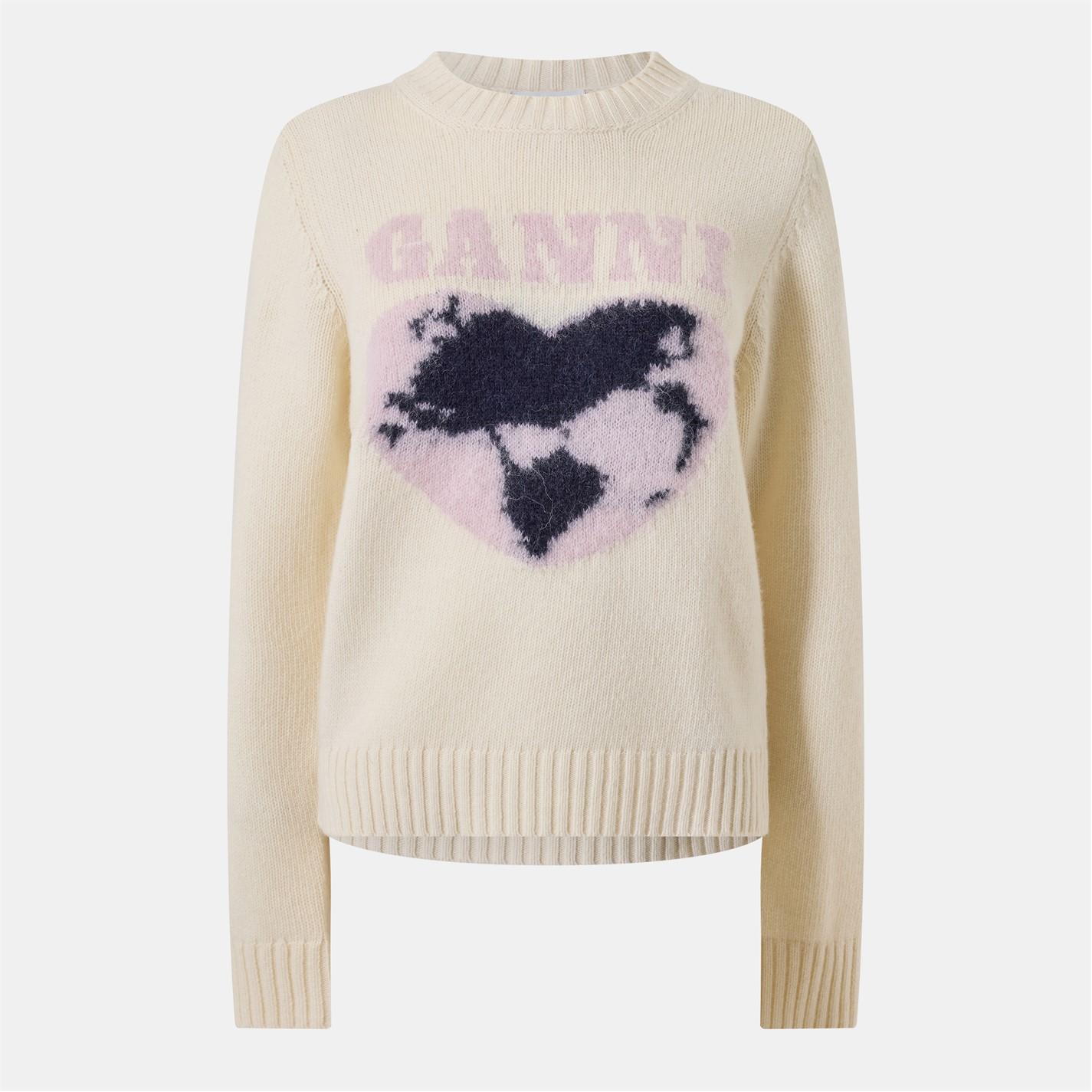 GANNI Women's Graphic Crew Sweatshirt by COGGLES