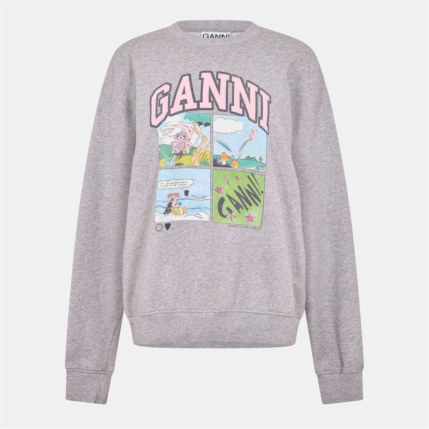 GANNI Women's Isoli Crew Sweatshirt by COGGLES