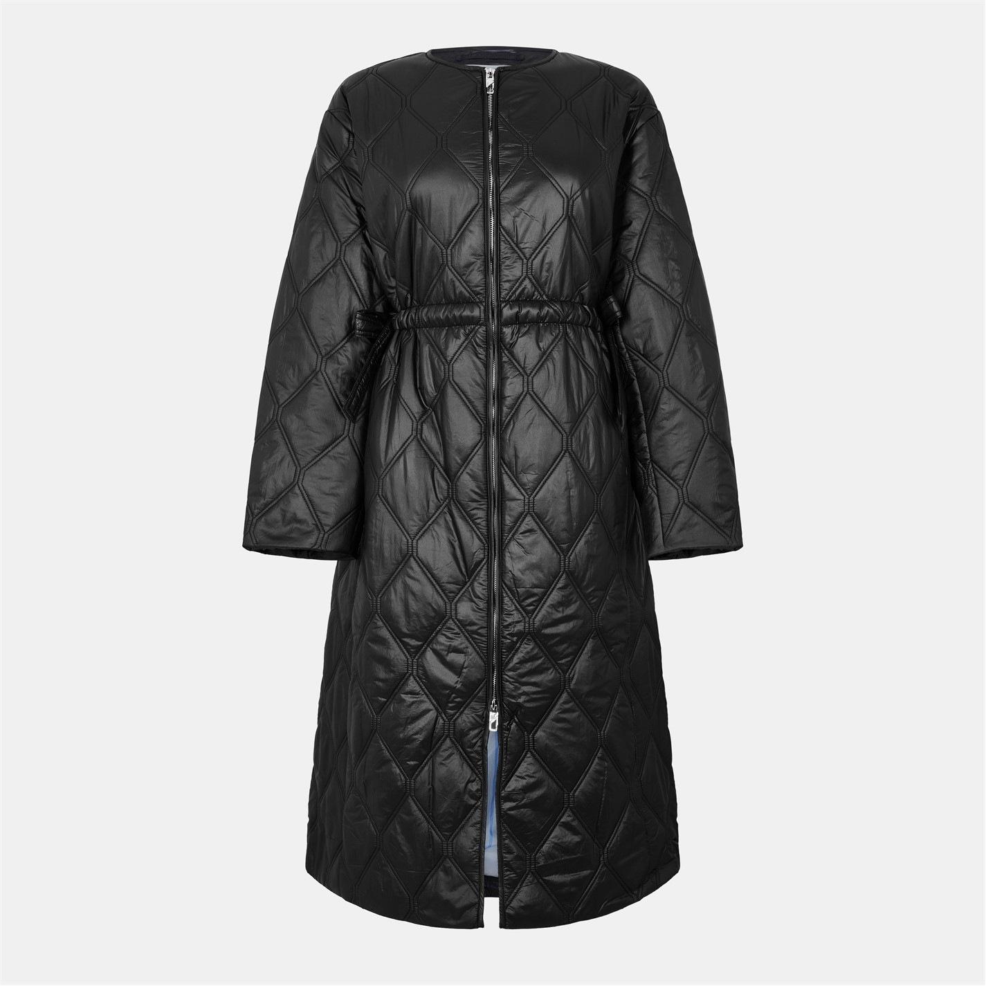 GANNI Women's Long Quilted Jacket by COGGLES
