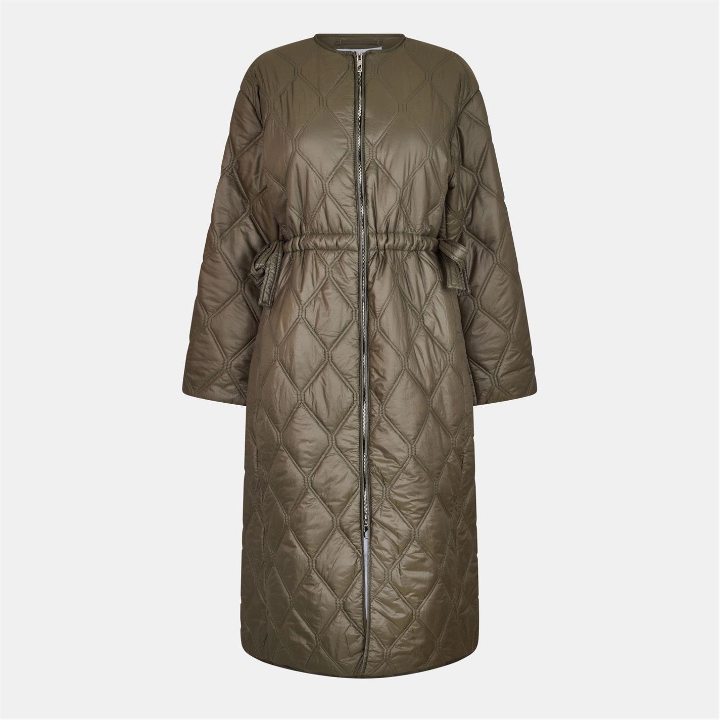 GANNI Women's Long Quilted Jacket by COGGLES