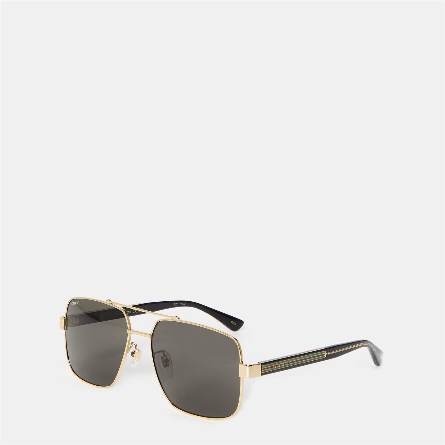 Gucci Men's Web Aviator Sunglasses by COGGLES