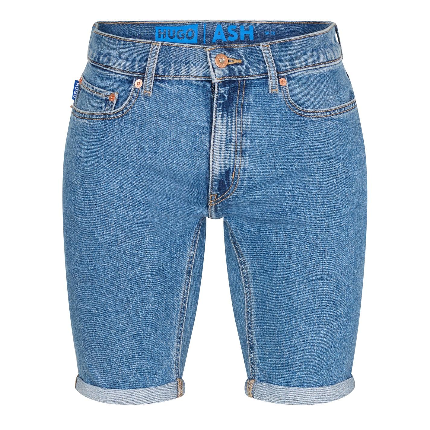 Hugo Ash/S 10259241 01 Denim Short Mens by COGGLES