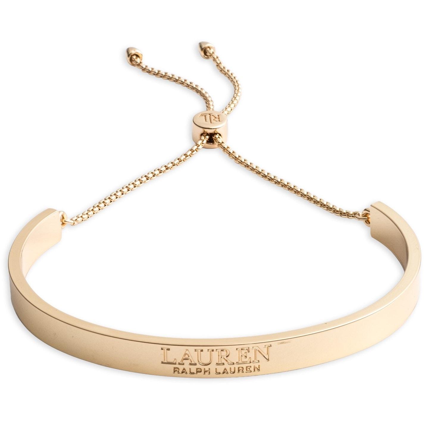 LAUREN RALPH LAUREN Lauren Ralph Lauren Gold Logo Slider Bracelet by COGGLES