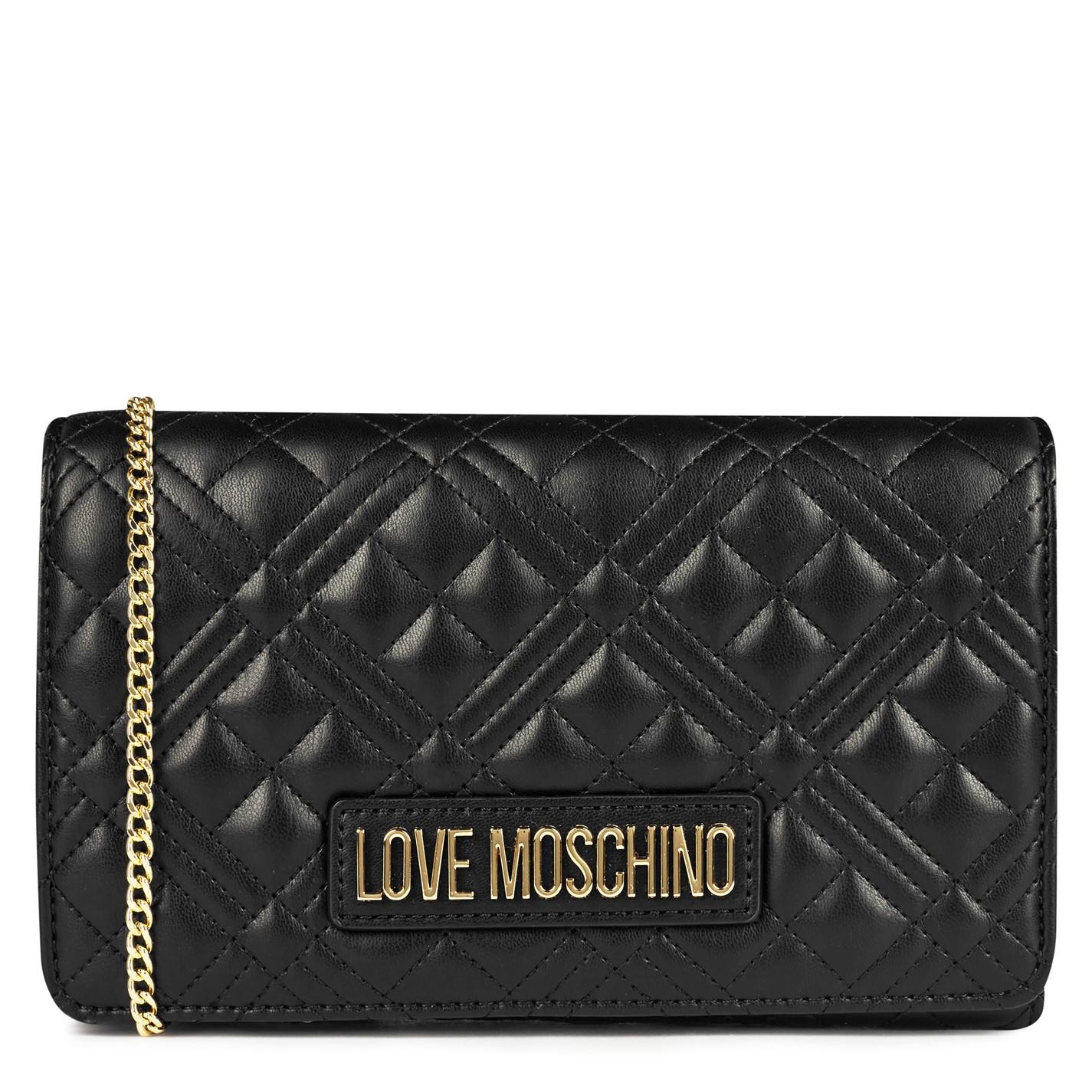 LOVE MOSCHINO Super Quilted Mini Crossbody Bag by COGGLES