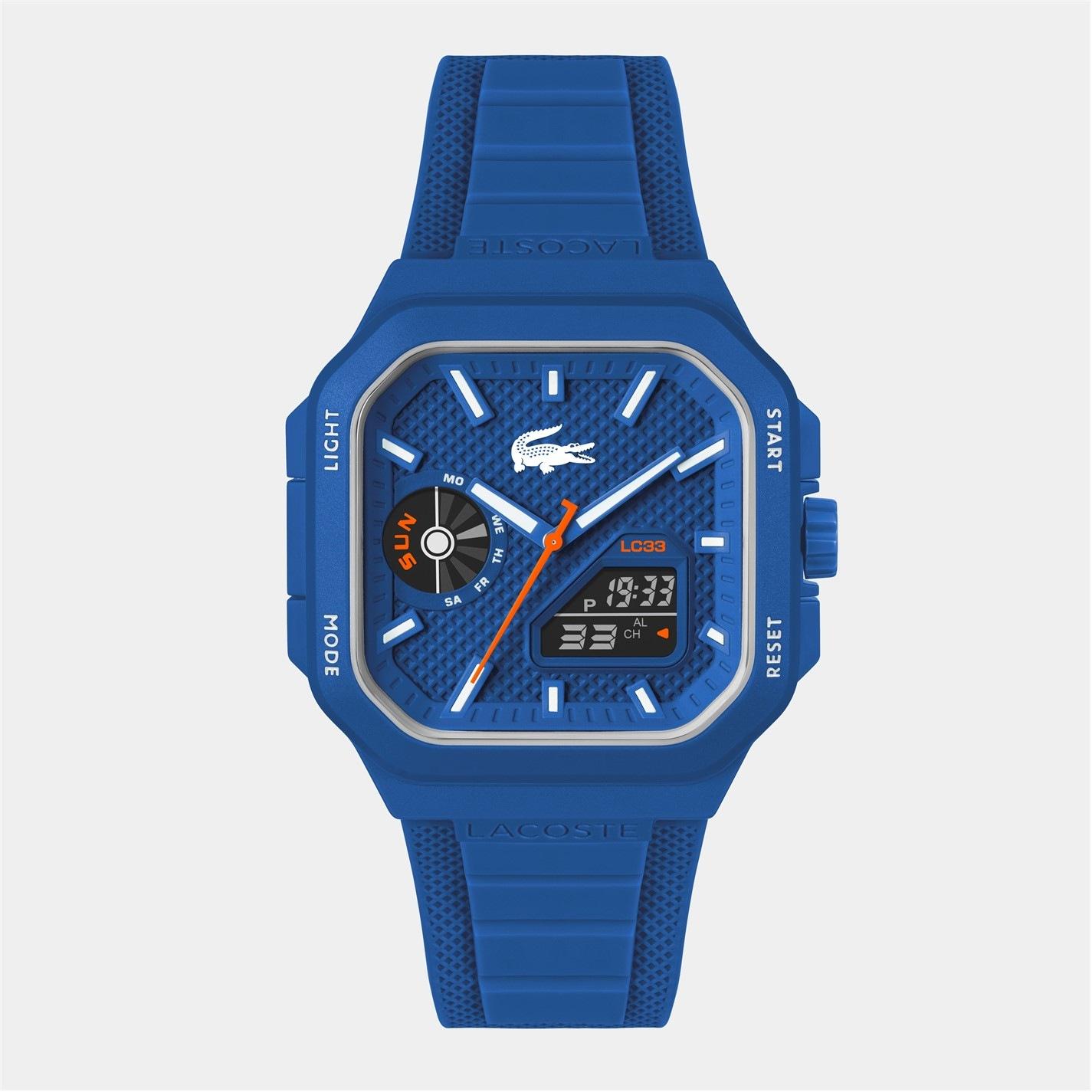 Lacoste Lacoste Mens LC33 Silicone Analog-Digital Watch by COGGLES
