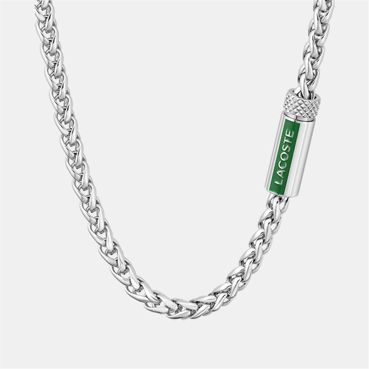 Lacoste Lacoste Mens Spelt Stainless Steel Necklace by COGGLES