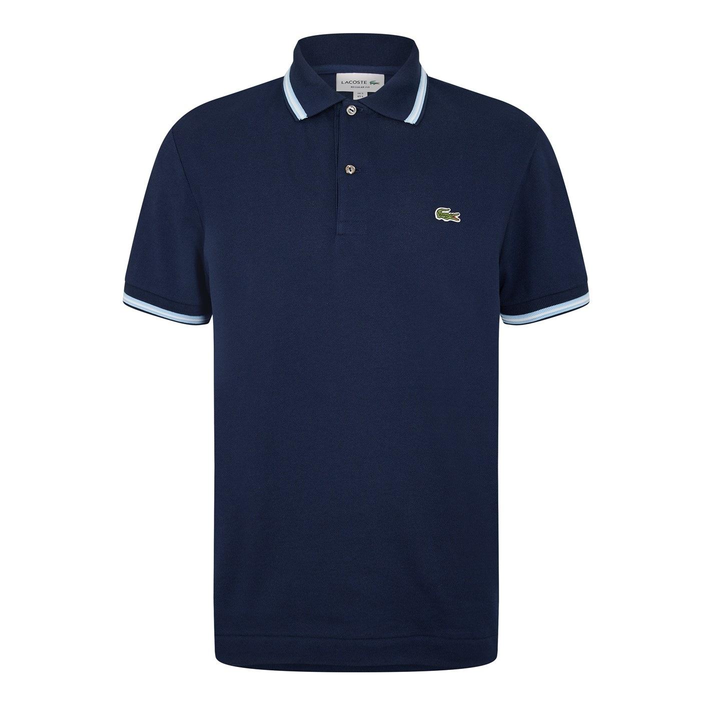 Lacoste Men's Tipped Short-Sleeve Polo Shirt by COGGLES